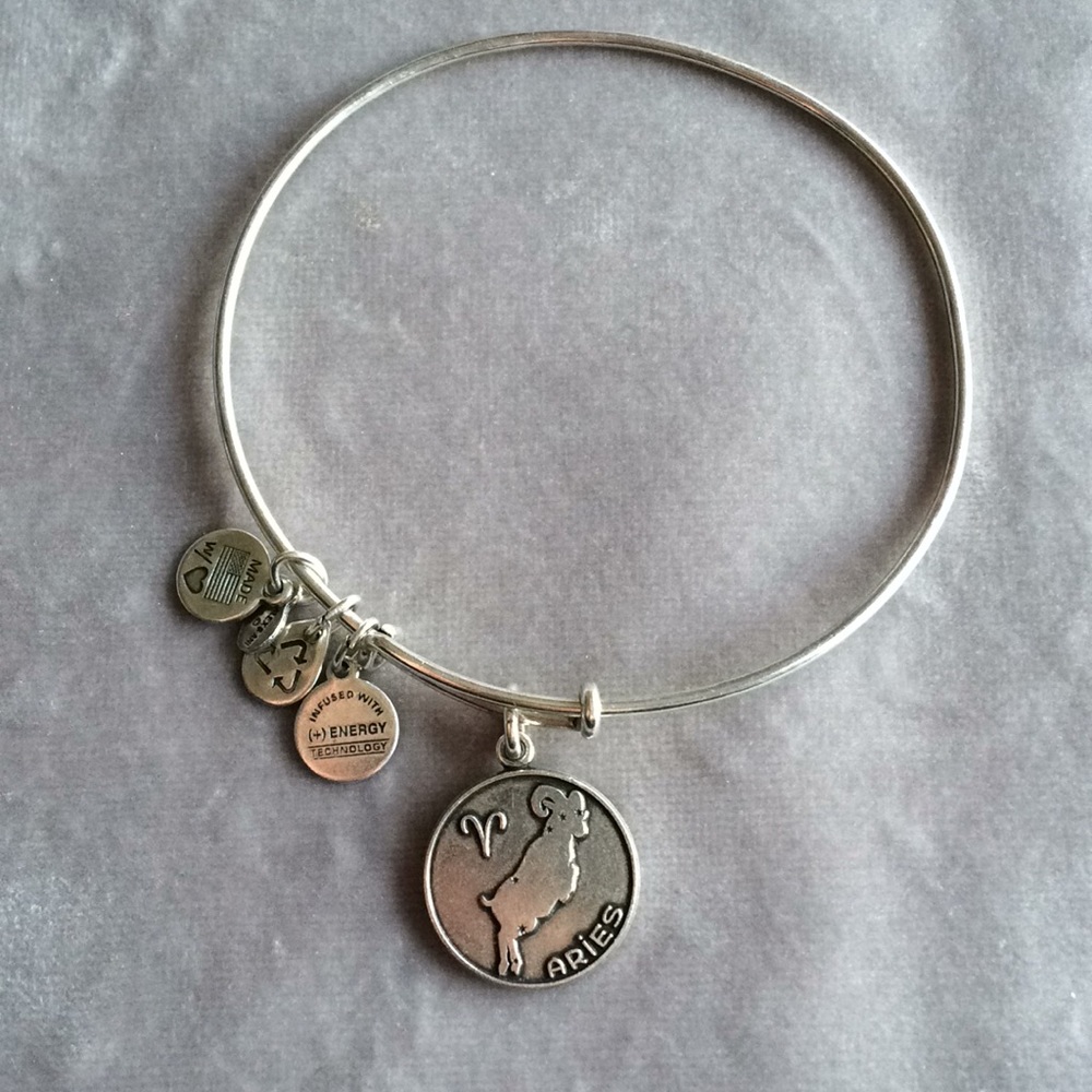 Alex and Ani Silver Aries Bracelet